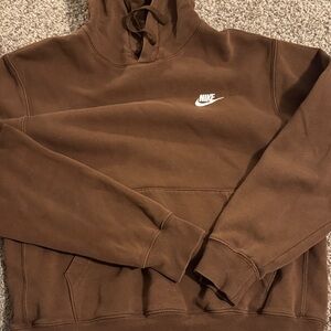 Nike Chocolate Brown Pullover Hoodie